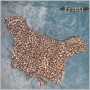 Cheetah Print Off Shoulder Crop Top